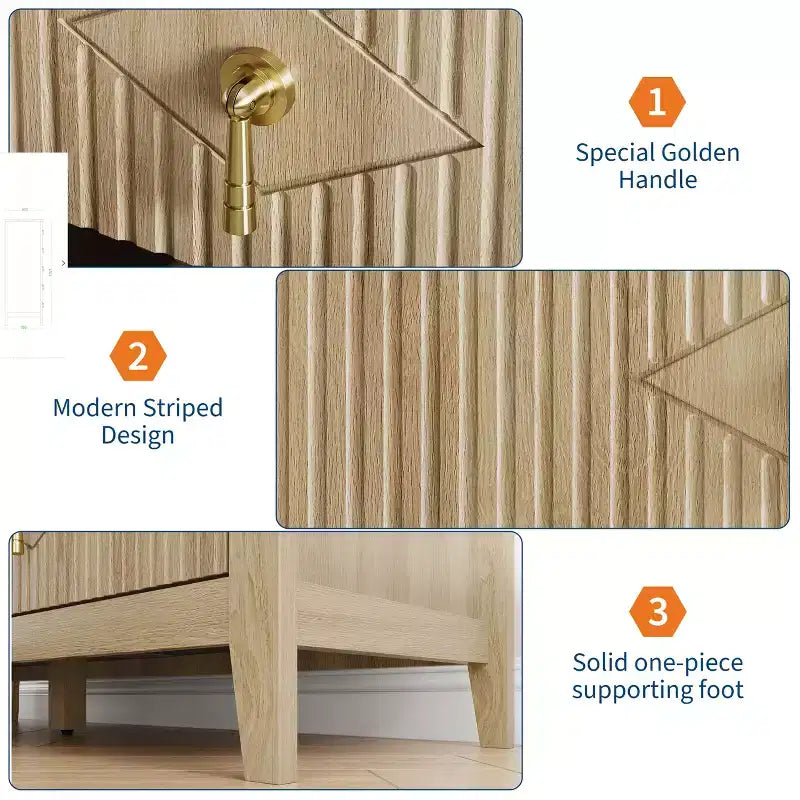 Commode Blanche Cannelée pour Chambre, Tour de Rangement Haute de 43 po avec 5 Tiroirs, Commode Moderne, Unité de Rangement pour Placard, Entrée