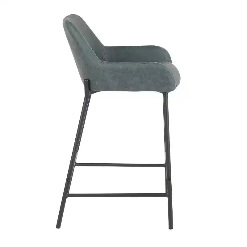 Lot de 2 tabourets de bar industriels hauteur comptoir